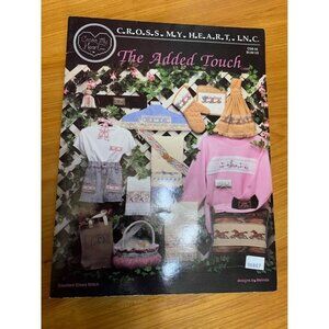 Vintage 1990 Cross my Heart The Added Touch Cross Stitch Craft Booklet
